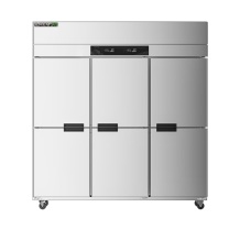 圣托 Shentop 商用冰柜 STL-GF36 大型立式风冷冰柜商用 酒店饭店厨房保鲜冰箱 六门冷藏高身雪柜