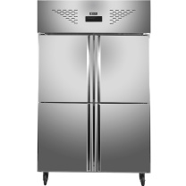 圣托 Shentop 商用冰柜 STL-GA24 1000L 不锈钢保鲜单温冰柜 四门冷藏食品展示柜 低温立式商用厨房冷柜