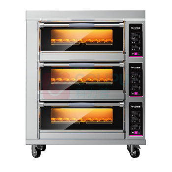 乐创 lecon 商用烤箱 LC-KS306 三层六盘 (380V)电烤箱大容量 披萨面包蛋糕月饼烘焙烤箱