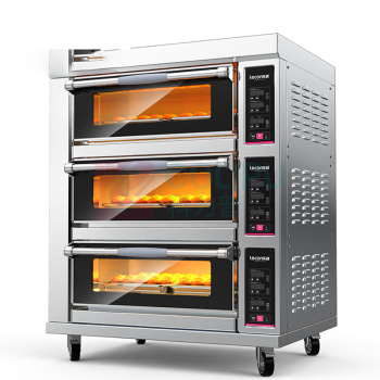 乐创 lecon 商用烤箱 LC-KS306 三层六盘 (380V)电烤箱大容量 披萨面包蛋糕月饼烘焙烤箱