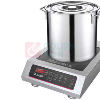 乐创 lecon 商用电磁炉 LC-SY3500 3500w 大功率 平面不锈钢电磁灶 食堂餐厅酒店按键爆炒大火力电池炉