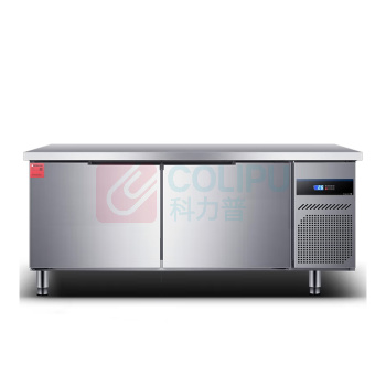德玛仕 DEMASHI 商用工作台 TDC-18A60WG 1800*600*800mm  砧头平台雪柜双温(冷藏+冷冻)工程款