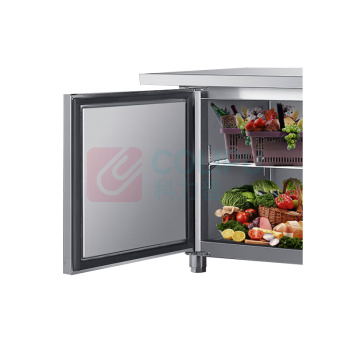 德玛仕 DEMASHI 商用工作台 TDC-18A60WG 1800*600*800mm  砧头平台雪柜双温(冷藏+冷冻)工程款