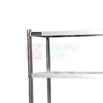 乐创 lecon 商用货架 LC-J-SCH02 1000*500*1500mm 不锈钢四层货架