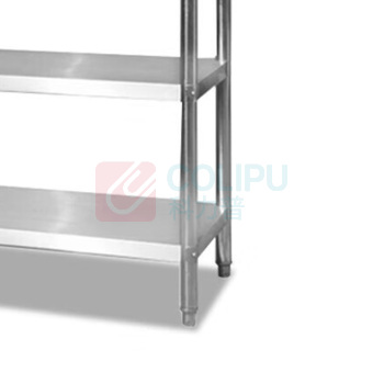 乐创 lecon 商用货架 LC-J-SCH02 1000*500*1500mm 不锈钢四层货架