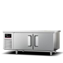 乐创 lecon 商用工作台 LC-J-LCT15 1500*800*800mm 保鲜工作台 厨房奶茶店卧式冰柜 工程款冷藏