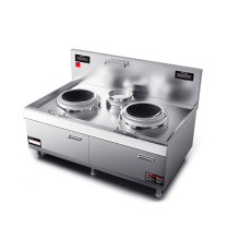 德玛仕 DEMASHI 商用电磁灶 HW-SXC12C-01 12kw*2 双头单尾小炒锅(201不锈钢)