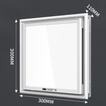 雷士 吸顶式换气扇 E-JC-30LH 300×300×110mm ≤6㎡ 40W 二级能效 集成吊顶式;普通吊顶式