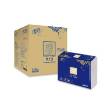 清风 舒柔纯品擦手纸 B913A2K/B913A2K1 双层 225mm*230mm 200抽/包 20包/箱