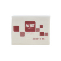 五月花 MAY FLOWER 擦手纸 A181600 双层 230mm*225mm 200抽/包 20包/箱 仅供华东华北华南