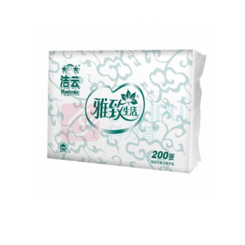 洁云 Hygienix 擦手纸 156303 225×228mm 200抽