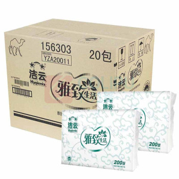 洁云 Hygienix 擦手纸 156303 单层三折
