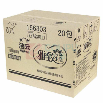 洁云 Hygienix 擦手纸 156303 单层三折