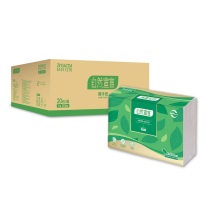 清风 自然宣言擦手纸 Z913AC1M 单层 225mm*212mm 200抽/包 20包/箱