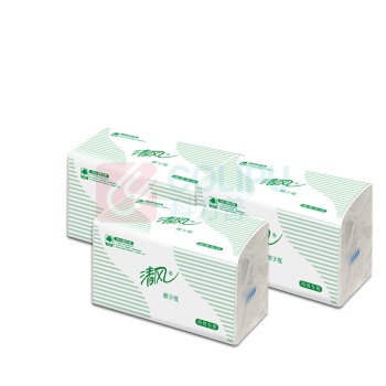 清风 折叠式擦手纸 B900A 单层二折 240抽/包 20包/箱 (大包装)