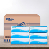 清风 擦手纸 B913AC 200抽/包 20包/箱 3折抽取式 