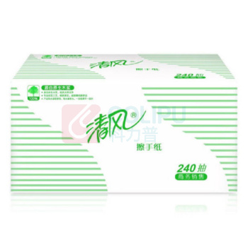 清风 Breeze 擦手纸 B900A 1层两折240张 /包 20包/箱 