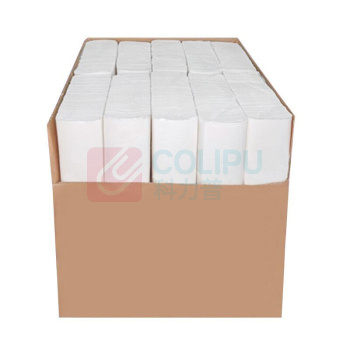 蓓尔蓝 加厚压花擦手纸 FH3004 150抽/包 20包/箱 (白色) 用酒店卫生间檫手纸巾厕所纸