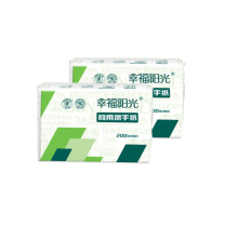 幸福阳光 商用檫手纸 单层 200张/包 