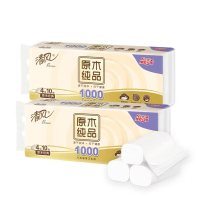 清风 原木卷纸 马蹄莲83克12卷 