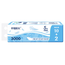 幸福阳光 无芯卷纸 5层*3000克/提12卷