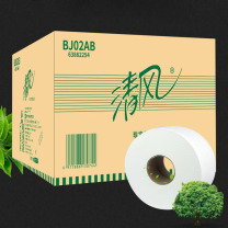 清风 大卷纸双层有芯 BJ02AB (91mm×120mm/节) 每卷240米一箱12卷