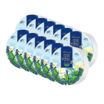 清风 花萃臻品珍宝大卷纸 BJ04A7HC 四层 1080段/卷 12卷/箱 单卷直径:236mm,卷芯直径:78mm
