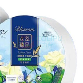 清风 花萃臻品珍宝大卷纸 BJ04A7HC 四层 1080段/卷 12卷/箱 单卷直径:236mm,卷芯直径:78mm