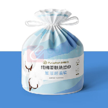 全棉时代 PURCOTTON 洗脸巾卷 20*20CM 70抽*1卷加厚干湿两用棉柔巾抽纸毛巾卷筒巾