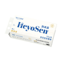 海亚森 HAIYASEN 空芯压花卷筒卫生纸 M3012 四层 180g/卷 10卷/提