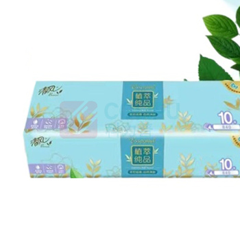 清风 植萃纯品系列无芯卷纸 A03CPAX1 4层840克10卷/提