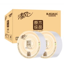 清风 大盘卷纸 原生木浆 多层