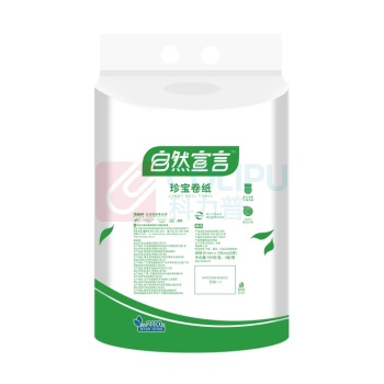 清风 自然宣言珍宝大卷纸 ZJ02A7R 双层 91mm*120mm 700g/卷 12卷/箱
