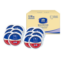 维达 vinda 商用大卷纸 VS4491 三层 805g 12卷/箱 新老包装交替发货