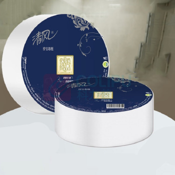 清风 舒柔纯品大卷纸 BJ00AB 3层 180m 12卷/箱 