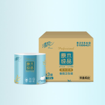 清风 4层140克 有芯纸巾原木浆 24卷/箱 B208AQ  (单位：箱)