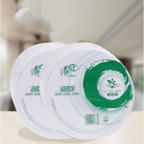 清风 2层平纹220米 珍宝卷纸 (三卷塑封装) BJ02AJ 12卷/箱 