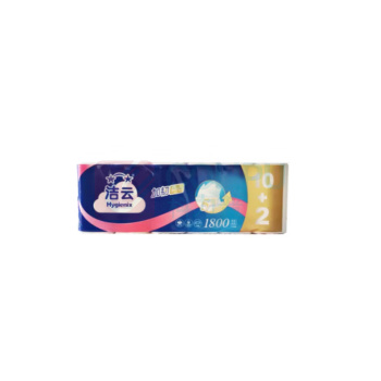 洁云 Hygienix 加韧厚实卫生纸无芯卷纸 12卷1800克/提