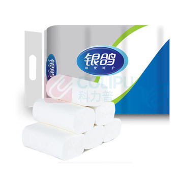 银鸽 无芯卷纸 蓓韧 150mm*114mm*3层 10卷/提 (白色)