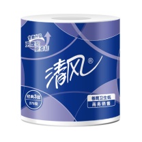 清风 原木商用卷筒卫生纸 B22AA5 三层 275段/卷 10卷/提 10提/箱