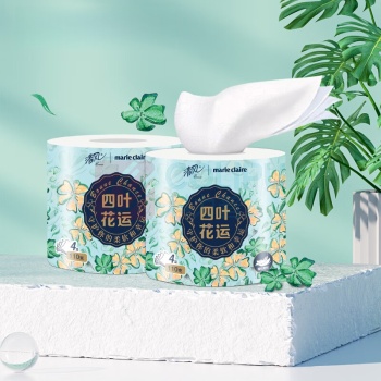 清风 卷纸 花运 4层110g*30卷