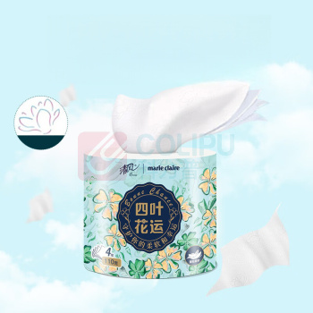 清风 卷纸 花运 4层110g*30卷