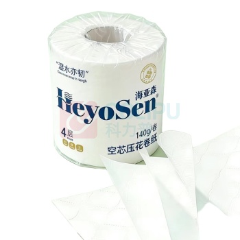 海亚森 HAIYASEN 空芯压花卷纸4层140g/卷 10卷/提 卷纸(计价单位:提)白色 M3011