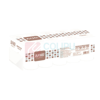 五月花 MAY FLOWER 有芯卷筒纸 A11080S 双层 70g/卷 20卷/提 6提/箱 单次200箱起订,仅供华东华北华南