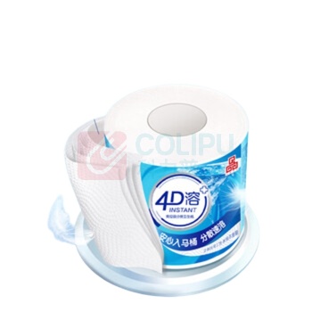洁云 Hygienix 卷纸 4D溶+4层 160克*10卷