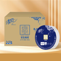 清风 卫生纸 3层 180米*12卷650g