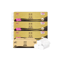 清风 厚柔系列无芯卷筒卫生纸 B00CCLHJEN1 四层 138*150mm 120g/卷 12卷/提 3提/箱
