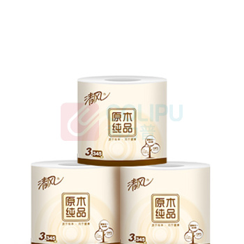 清风 平纹卷筒卫生纸 三层 B20AA8/B20AA8C 345段/卷 10卷/提 6提/箱 (新老包装交替发货)