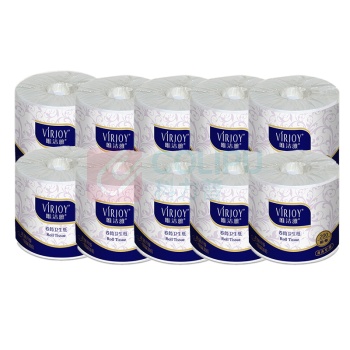 唯洁雅 VIRJOY 卷筒卫生纸 V22AA2/V22AA2S/V22AA2S1 双层 200段/卷 10卷/提 10提/箱