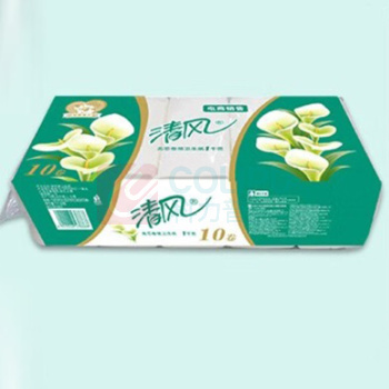 清风 无芯卷纸3层*10卷*8提【整箱】 B01BLM 
